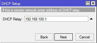 dhcp realy
